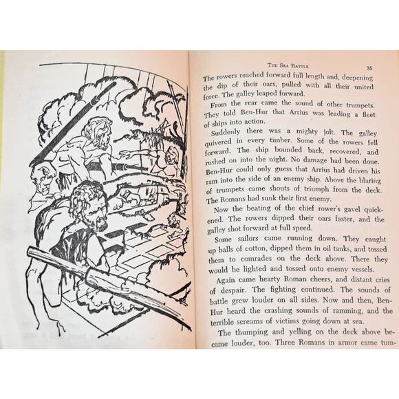 Ben-Hur (Abridged Movie Edition) (1961 Scholastic TX218) - Picture 7 of 10